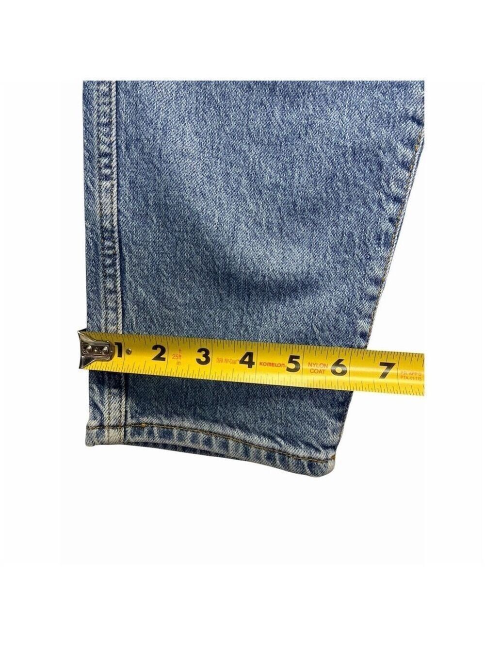 Good American Jeans Womens Size 14 Light Wash Blue High Rise Straight - Picture 3 of 11